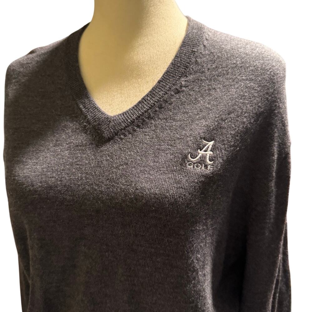 Jos A. Bank Signature Merino Wool Sweater, Alabama Crimson Tide Golf, Men Large